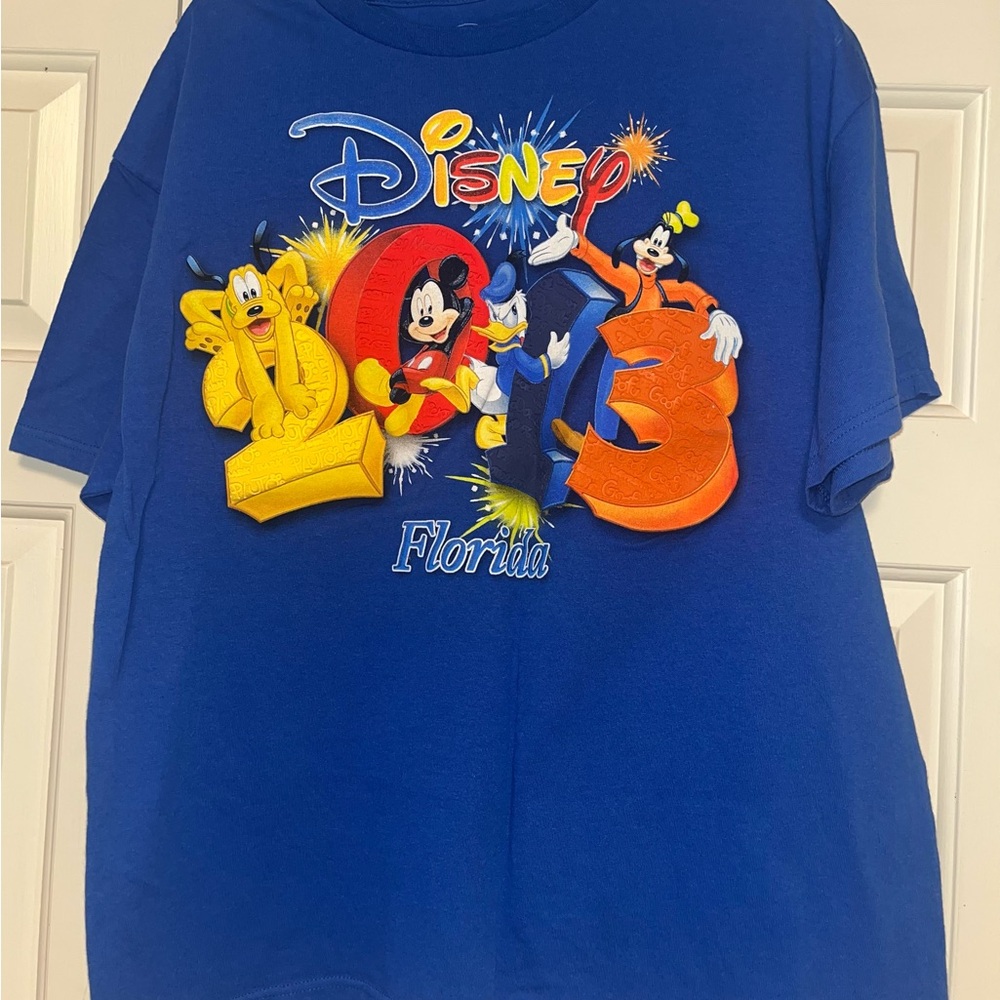 2013 Disney  Embossed Graphic T-Shirt
